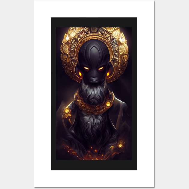 A dark God - best selling Wall Art by bayamba